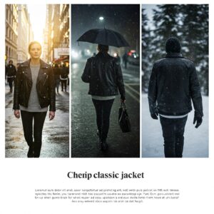  Urban lifestyle with concealed carry jacket in different weather conditions