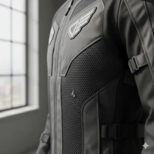 Secure, water-resistant pockets with waterproof zippers to protect valuables while riding.