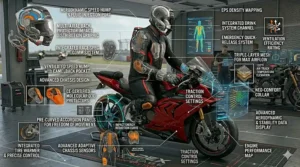 A variety of colorways for a track day racing jacket including neon yellow, stealth black, and racing red.